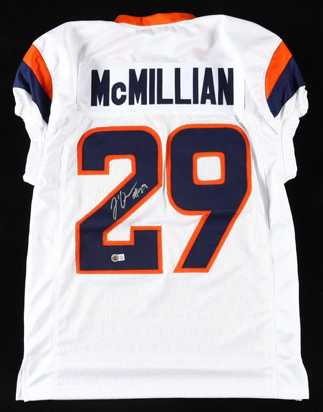 Ja'Quan McMillian Signed Denver Broncos Jersey (Beckett) Ex-East Carolina D.B.