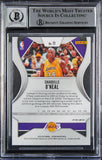 Lakers Shaquille O'Neal Signed 2019 Panini Prizm RW #11 Card Auto 10! BAS Slab