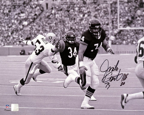 Jim Covert Signed Chicago Bears B&W Action 16x20 Photo w/HOF'20 - (SCHWARTZ COA)