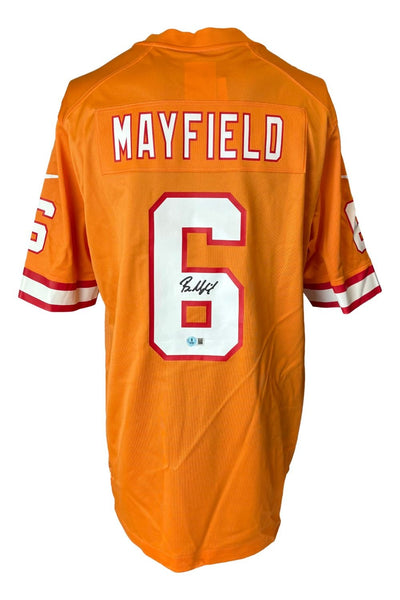 Baker Mayfield Signed Tampa Bay Buccaneers Orange Nike Game Replica Jersey BAS