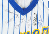 1994 Brewers Jersey Signed By 5 w/ Phil Garner, Bill Wegman, Doug Henry/ Beckett