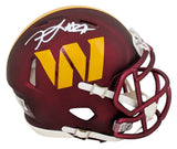 Commanders Frankie Luvu Authentic Signed Speed Mini Helmet BAS Witnessed