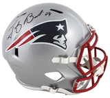 Patriots Tedy Bruschi Signed Full Size Speed Rep Helmet W/ Case BAS Witnessed