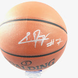 KILLIAN HAYES signed Spalding Basketball PSA/DNA Detroit Pistons Autographed