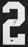 Ashton Jeanty Authentic Signed Black Pro Style Framed Jersey BAS Witnessed