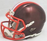 DIXON MINNIFIELD AUTOGRAPHED BROWNS FLASH MINI HELMET DAWG POUND BECKETT 216720