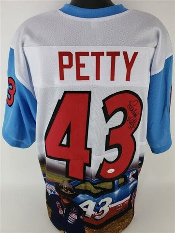 Richard Petty Signed 'The King' Nascar Football Jersey (JSA Witness COA)