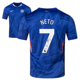 Pedro Neto Signed Chelsea FC 2025-26 Home Soccer Jersey #7 with Beckett Witness
