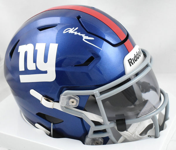 Abdul Carter Signed New York Giants Mid-Size SpeedFlex Helmet - Beckett W Holo