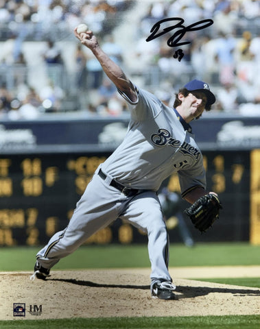 DERRICK TURNBOW Signed 8x10 Photo #1 - Milwaukee Brewers MLB - AUTO