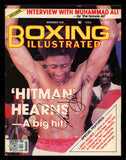 Thomas The Hitman Hearns Autographed Boxing Illustrated Magazine Beckett BK08918