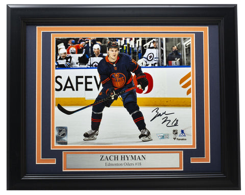 Zach Hyman Signed Framed Edmonton Oilers 8x10 Photo Fanatics