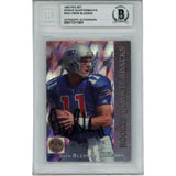 Drew Bledsoe Signed New England Patriots 93 Pro Set Card Slab Beckett 56130