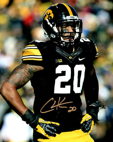 Iowa Hawkeyes CHRISTIAN KIRKSEY Signed 8x10 Photo #1 AUTO ~ Packers Linebacker