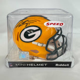 Autographed/Signed Charles Woodson Packers Football Speed Mini Helmet JSA COA