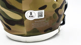 TRAVIS ETIENNE AUTOGRAPHED JAGUARS CAMO SPEED MINI HELMET BECKETT WITNESS 225127