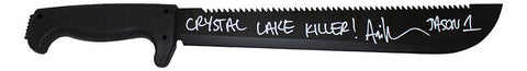 Ari Lehman Signed Friday The 13th 13" Steel Machete SOG Jason Beckett 36386