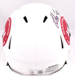 London Fletcher Autographed WFT Lunar Speed Mini Helmet- Beckett W Hologram