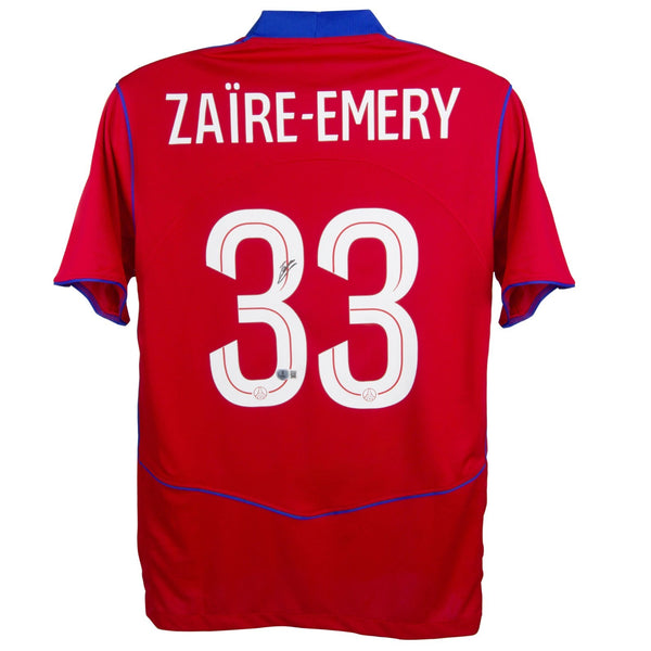 Warren Zaire-Emery Signed Paris Saint-Germain Nike Authentic Jersey (Beckett) MF