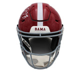 Josh Jacobs Signed Alabama Crimson Tide Speed Flex Authentic NCAA Helmet