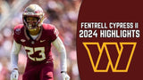 Fentrell Cypress II Signed Florida State Seminoles Jersey (JSA) Commanders D.B.