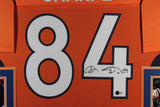 SHANNON SHARPE (Broncos orange SKYLINE) Signed Autograph Framed Jersey Beckett