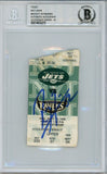 Ray Lewis Signed Baltimore Ravens Ticket 9/13/98 vs Jets BAS Slab 39449
