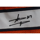 Steve Atwater Autographed/Signed Pro Style Orange XL Jersey Beckett 47528