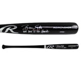 Brian Snitker Signed Atlanta Braves Rawlings Black MLB Bat With "For Hank" Insc