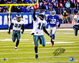 DESEAN JACKSON AUTOGRAPHED 16X20 PHOTO EAGLES MIRACLE MEADOWLANDS BECKETT 243626