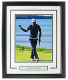 Dustin Johnson Signed Framed 11x14 Golf Photo PSA/DNA