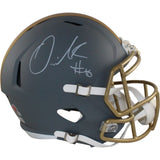 Quinshon Judkins Signed Cleveland Browns F/S Slate Helmet Beckett Witness 55161