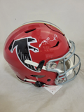 MICHAEL PENIX JR SIGNED ATLANTA FALCONS THROWBACK SPEEDFLEX AUTHENTIC HELMET BAS