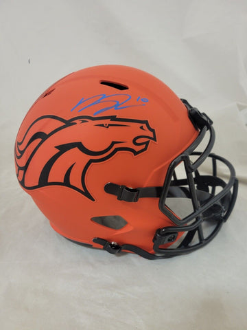 BO NIX SIGNED DENVER BRONCOS F/S RAVE SPEED REPLICA HELMET BECKETT QR