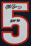 Monsters Of The Midway (3) Butkus, Singletary +1 Signed Navy Framed Jersey BAS