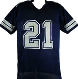 Deion Sanders Autographed Blue/Grey Pro STAT Style Jersey-Beckett W Hologram