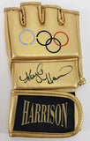 Kayla Harrison Signed Gold UFC Glove (PSA) 2xOlympic Gold Medalist 2012/2016