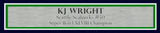 K.J. KJ WRIGHT AUTOGRAPHED FRAMED 8X10 PHOTO SEATTLE SEAHAWKS MCS HOLO 209006