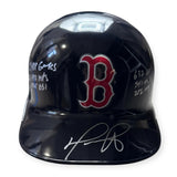 David Ortiz Signed Autographed Batting Helmet w/ 6 Inscriptions #34/34