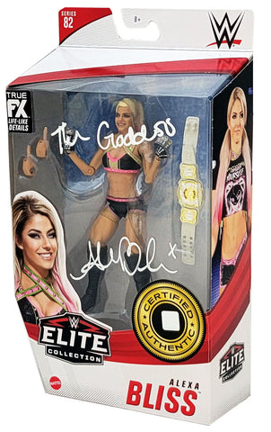 ALEXA BLISS AUTOGRAPHED WWE ACTION FIGURE THE GODDESS BECKETT 208702