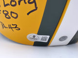 Super Bowl I Champions Packers Team Autographed Yellow Full Size Helmet With Sig