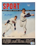 Lou Boudreau Cleveland Signed 1949 Sport Magazine HOF 1970 Inscribed BAS