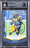 Rams Jerome Bettis Authentic Signed 2019 Playoff #174 Card BAS Slabbed