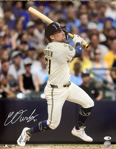 Milwaukee Brewers Infielder CALEB DURBIN Signed 16x20 Photo #1 AUTO - JSA