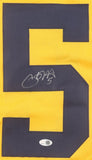 Pat White Signed West Virginia Mountaineers Throwback Jersey (JSA) 2009 Miami QB