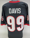Jordan Davis Signed Georgia Bulldogs Jersey (JSA COA) Eagles 1st Rnd Pk 2022 D.T