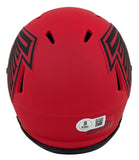 Falcons Julio Jones Authentic Signed Rave Speed Mini Helmet W/ Case BAS Witness