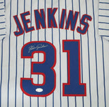 Cubs HOF'er FERGIE JENKINS Signed Custom Replica Pinstripe Jersey AUTO - JSA