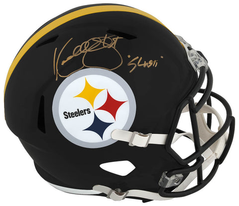 Kordell Stewart Signed Steelers Riddell Full Size Speed Replica Helmet -(SS COA)