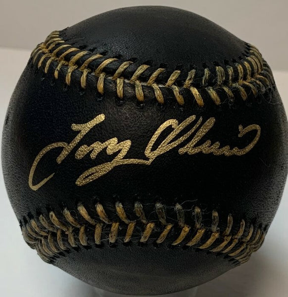 Twins Hall of Famer TONY OLIVA Signed official MLB BLACK Baseball - 1964 ROY JSA